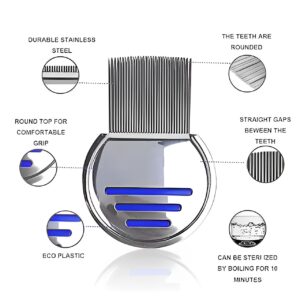 Steel Lice Removal Comb (1 পিস)
